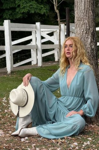 Vestido Mareh Athina Azul